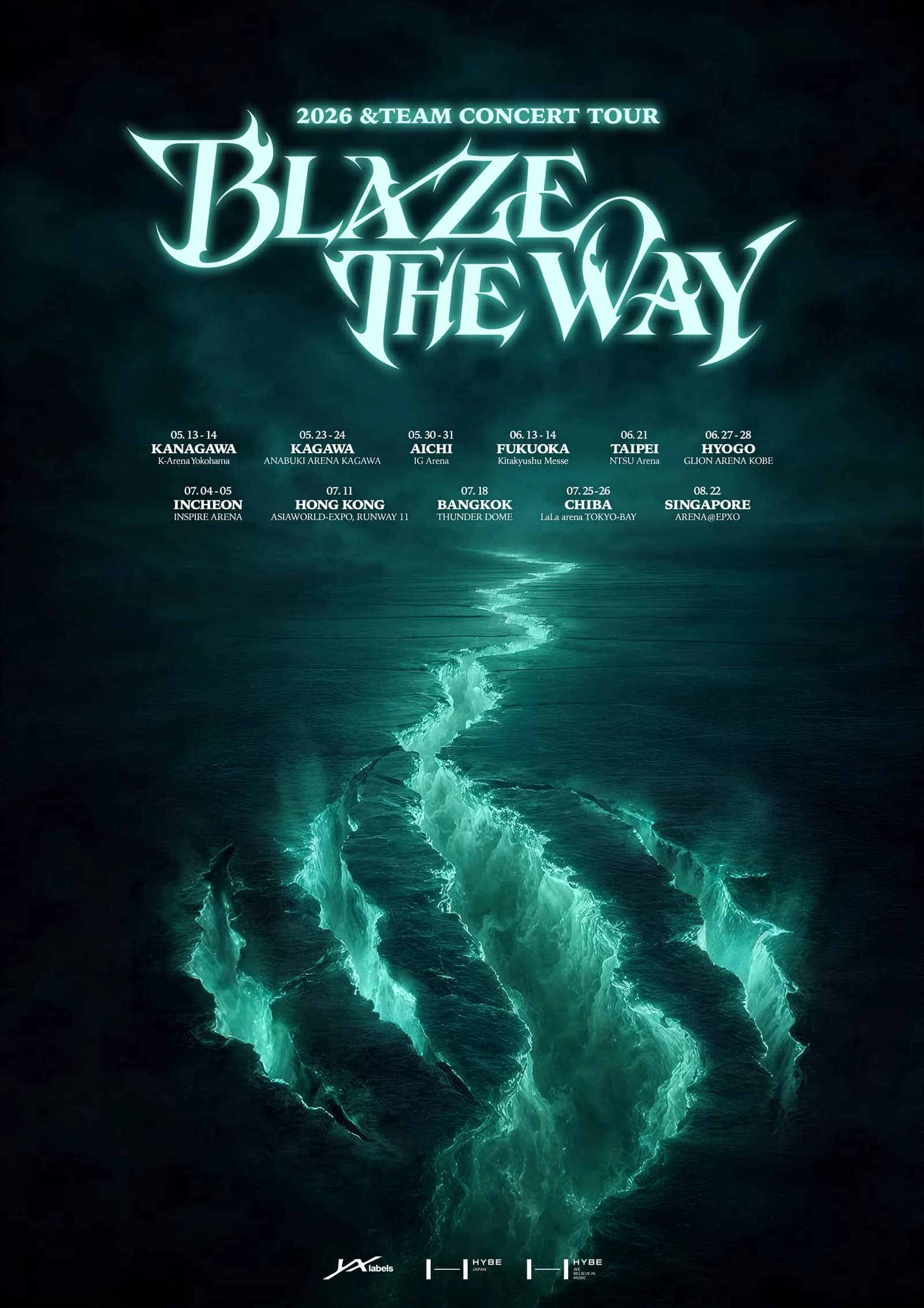 BLAZE THE WAY poster