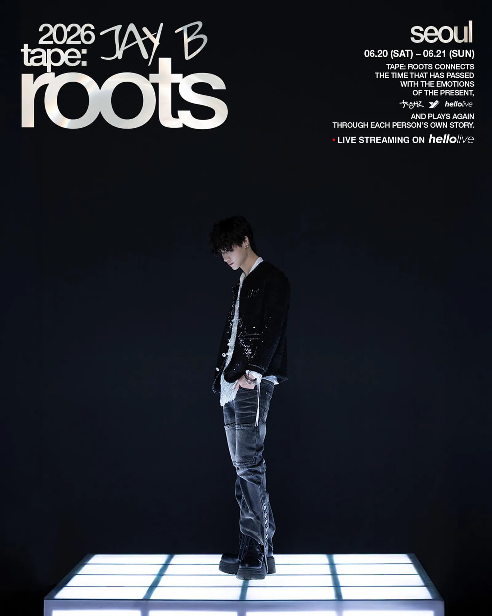 2026 JAY B 'tape : roots' IN SEOUL poster
