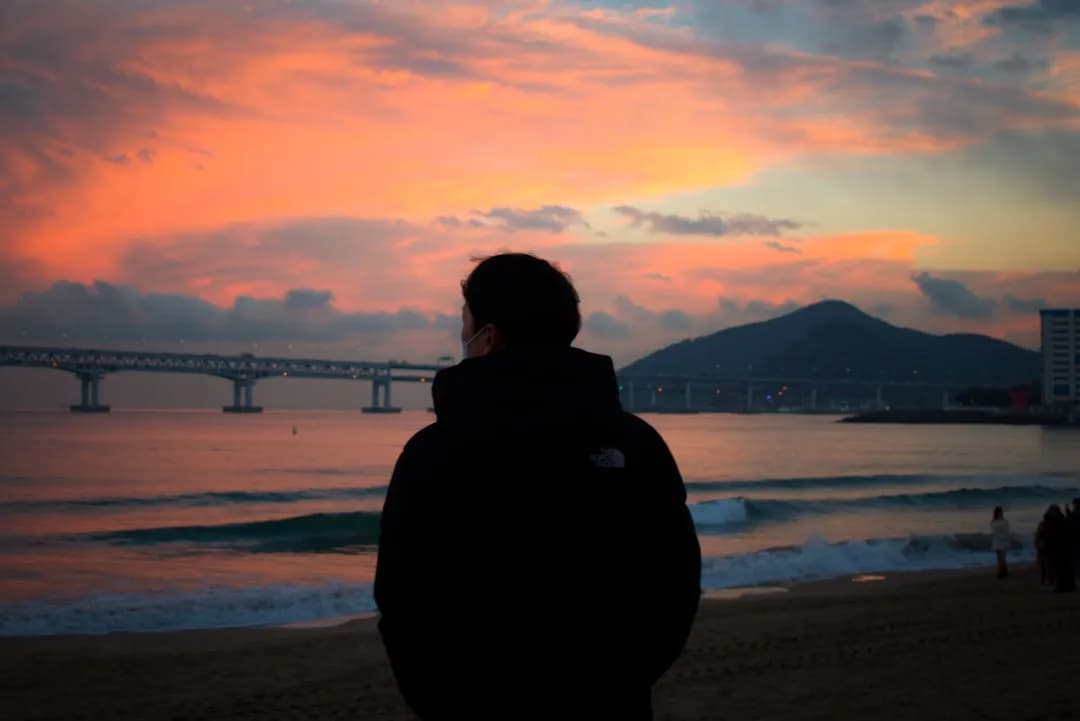 Gangneung coast with ocean view
