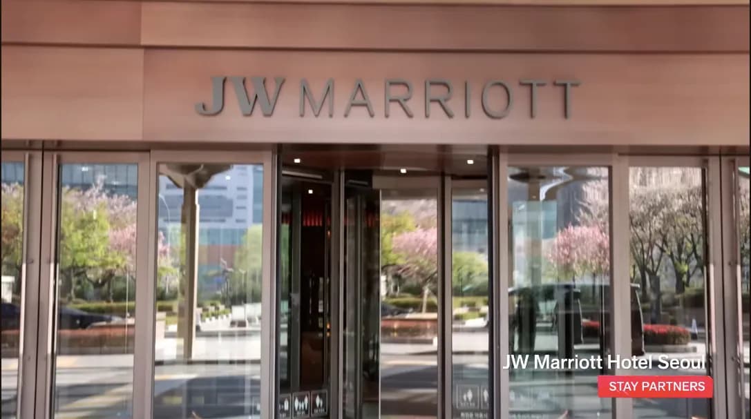 BTS THE CITY ARIRANG SEOUL JW IN THE CITY package welcome kit display at JW Marriott Hotel Seoul