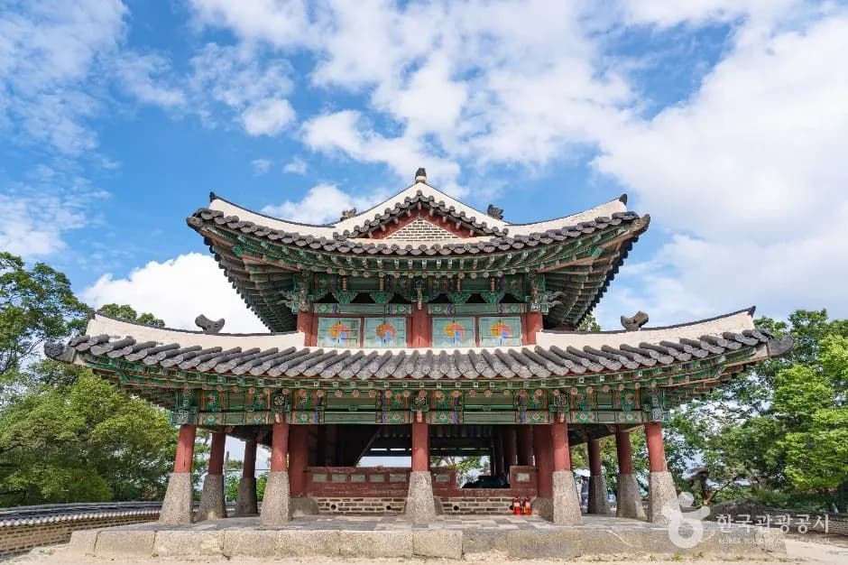 Panoramic view from Namhansanseong Fortress walls overlooking the valley