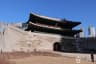 Sungnyemun Gate, Korea's National Treasure No. 1, against a clear blue sky in Seoul
