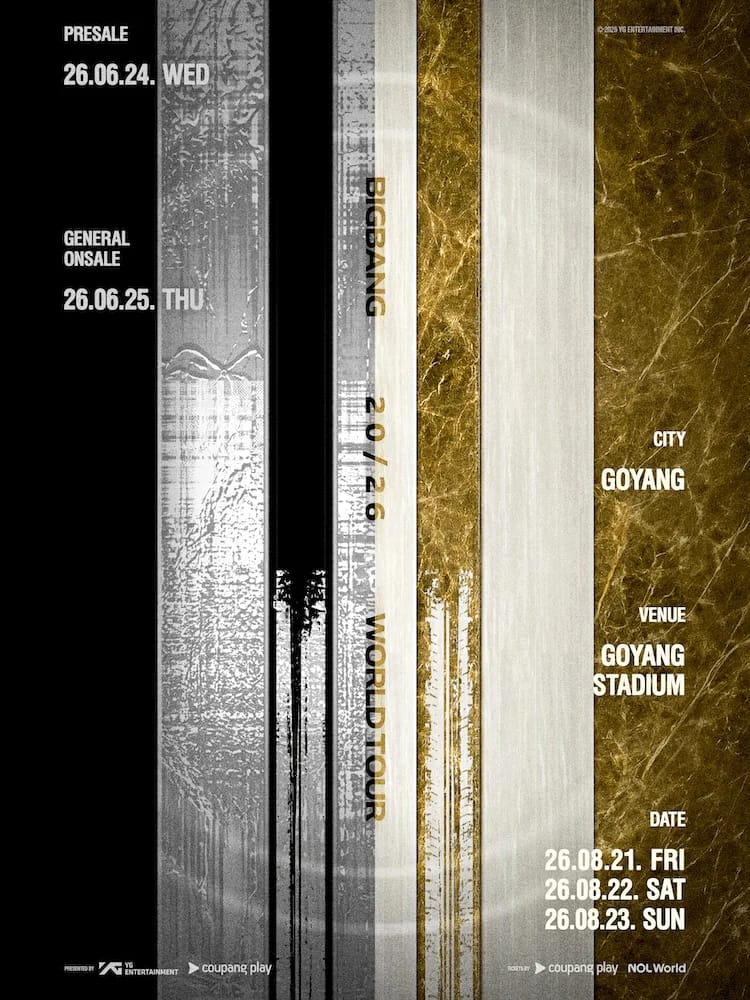 BIGBANG concert poster