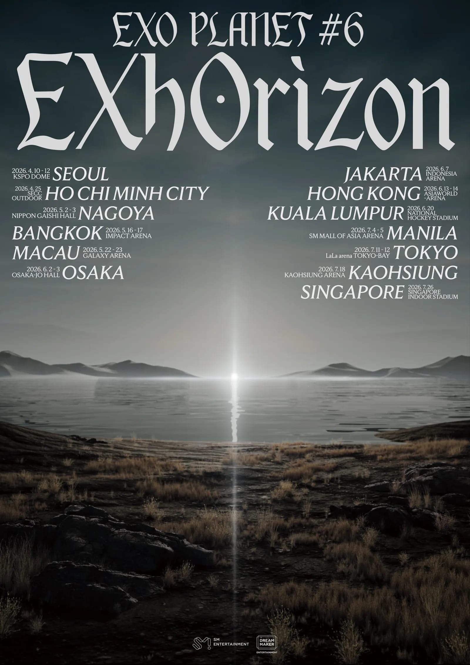 EXO concert poster