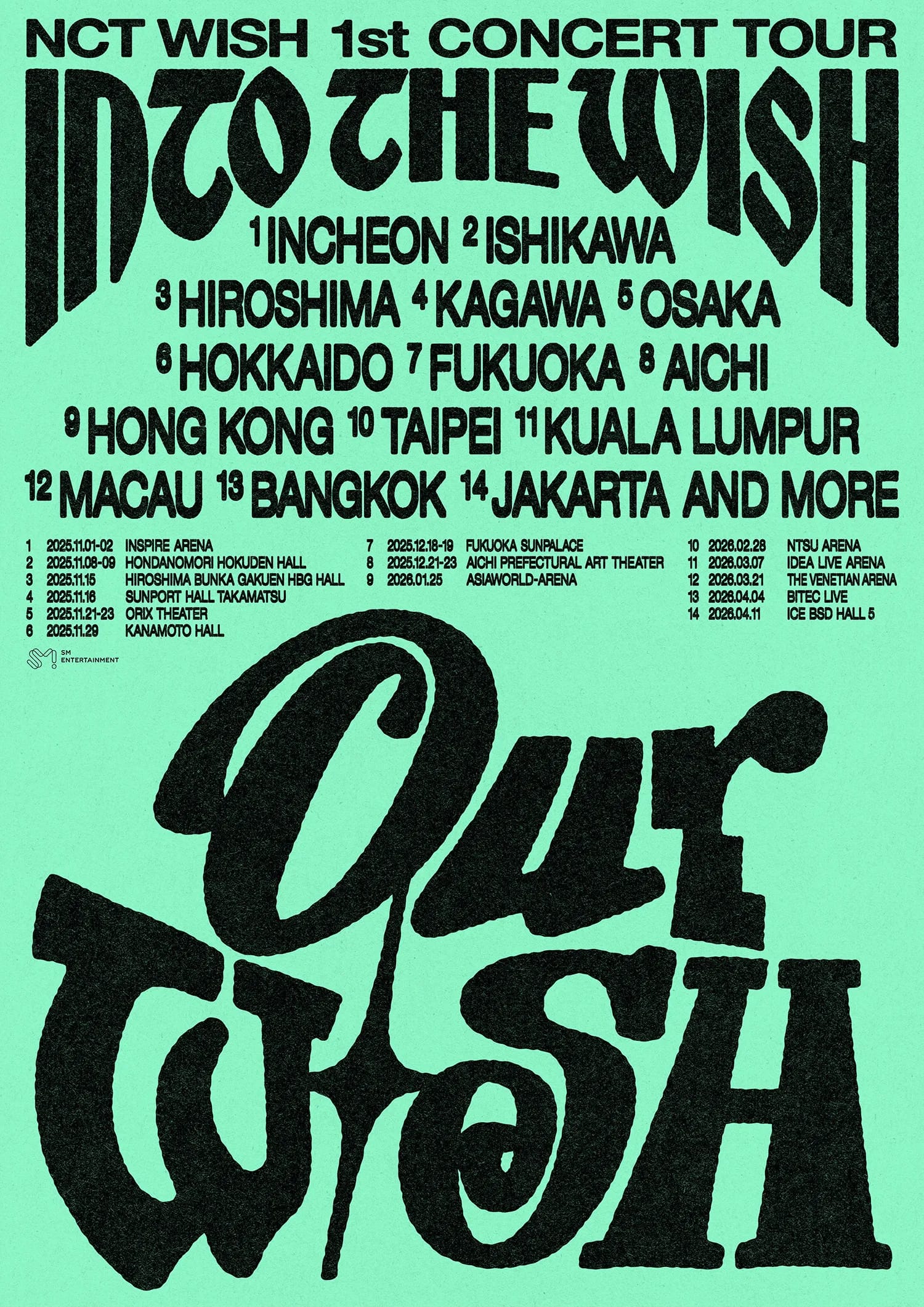 NCT WISH concert poster