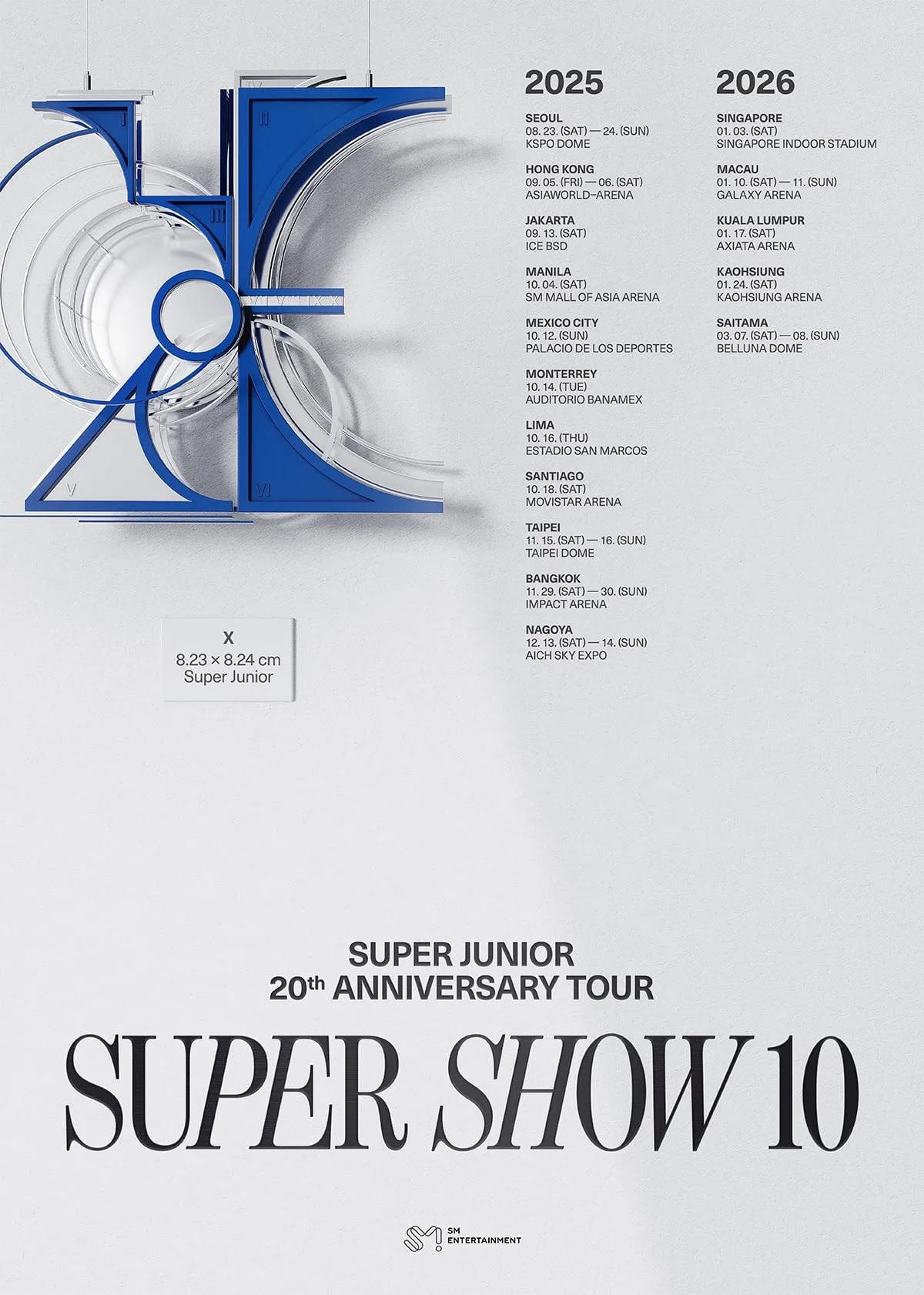 Super Junior concert poster