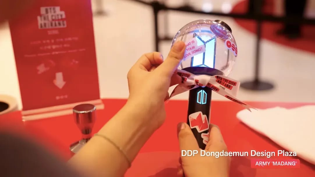 ARMY MADANG booths inside DDP Exhibition Hall 1