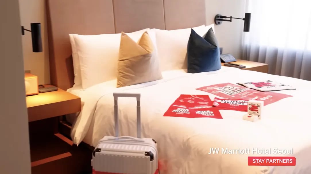 La Scala restaurant at JW Marriott Seoul with the BTS CITY ARIRANG themed menu