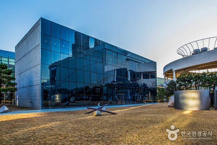 Busan Museum of Art exterior with modern facade in Haeundae-gu