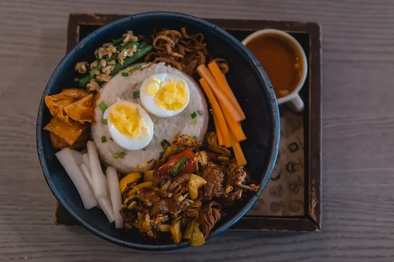Korean food options at Oasis Gourmet Village inside INSPIRE resort